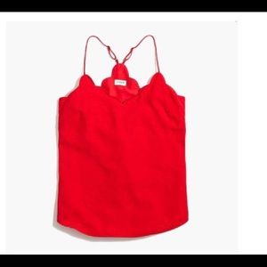 Jcrew Factory Scalloped Cami Top